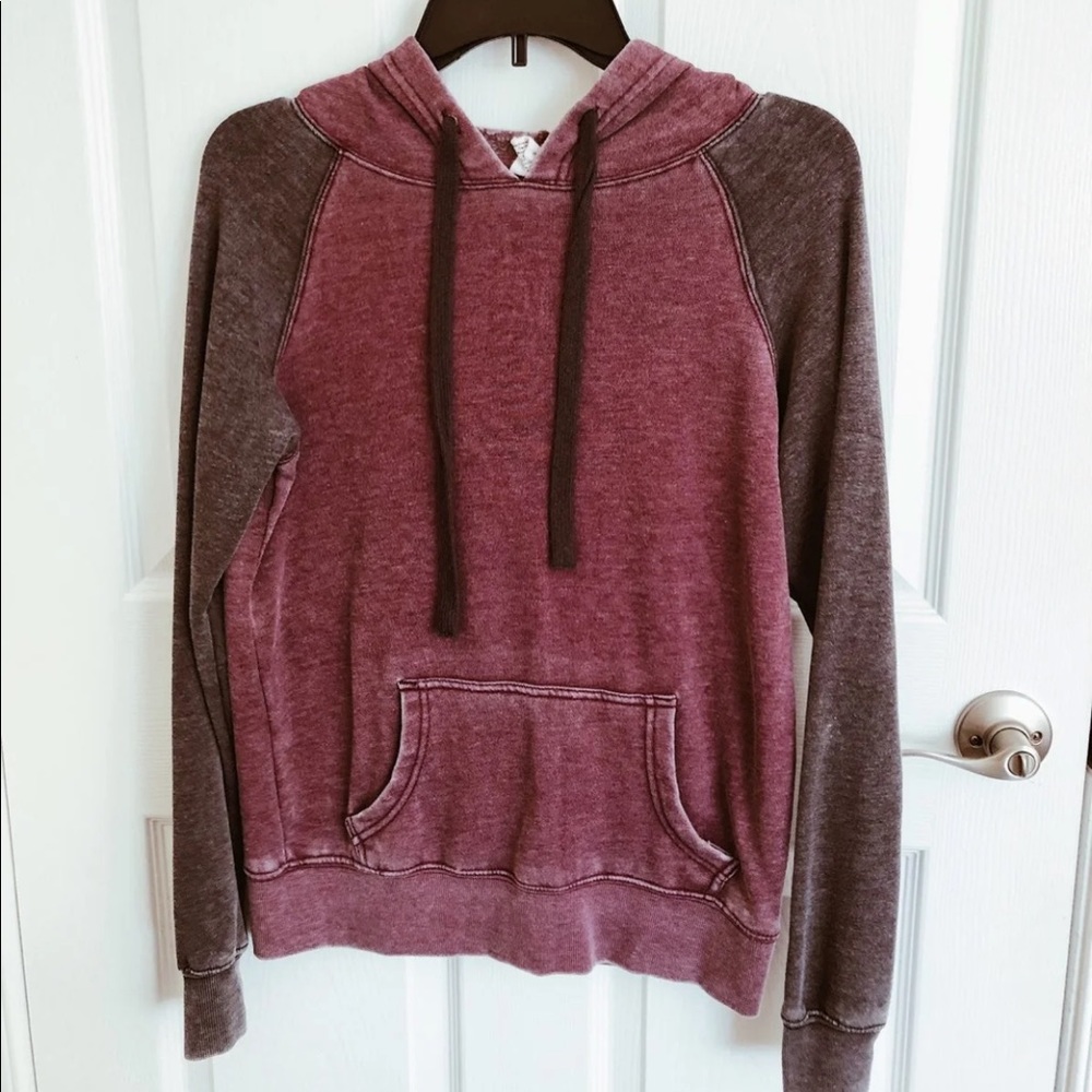 Tillys purple and black Hoodie